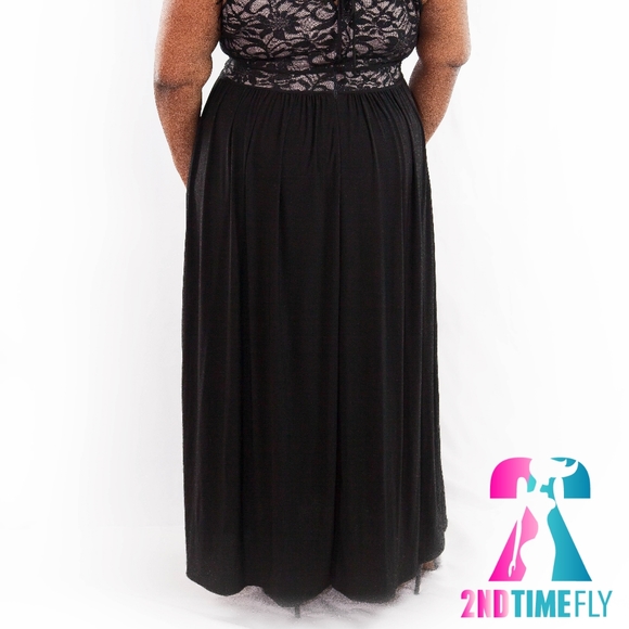 Long Black Evening Dress - Picture 2 of 3